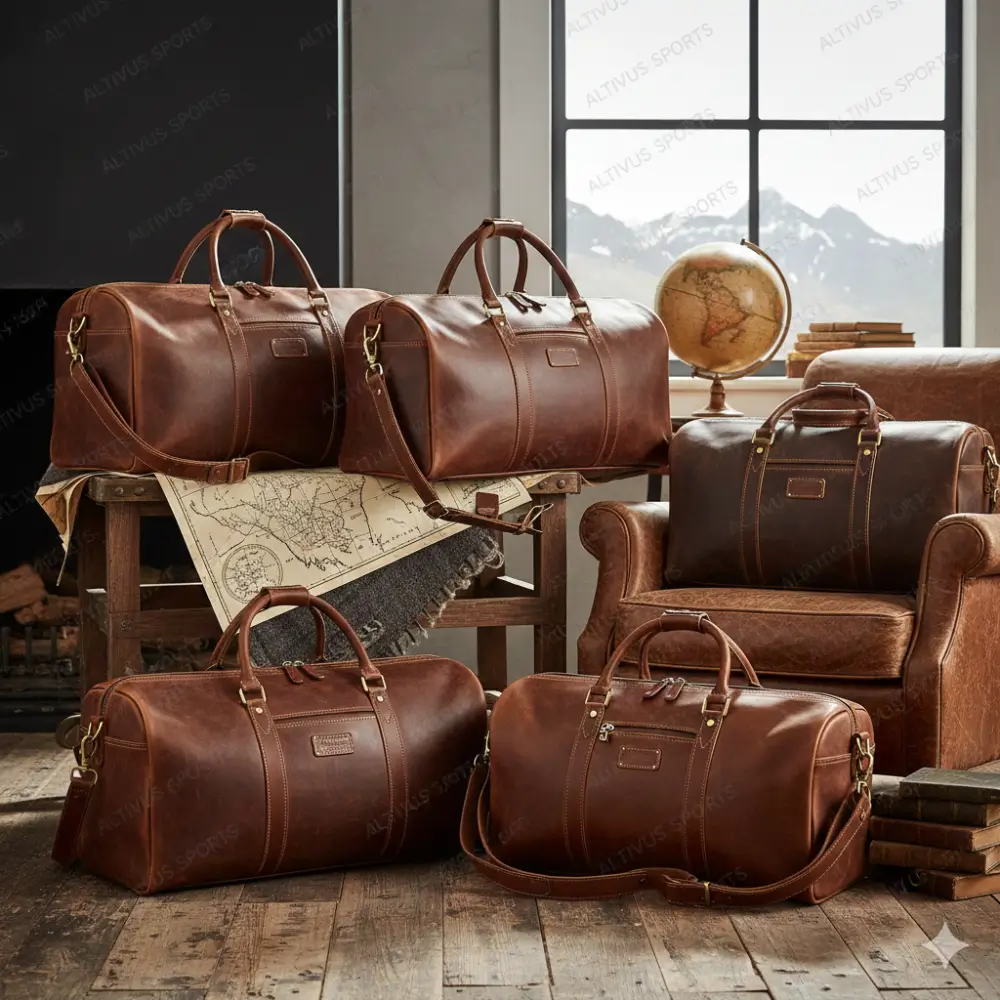 Leather Duffel Bag