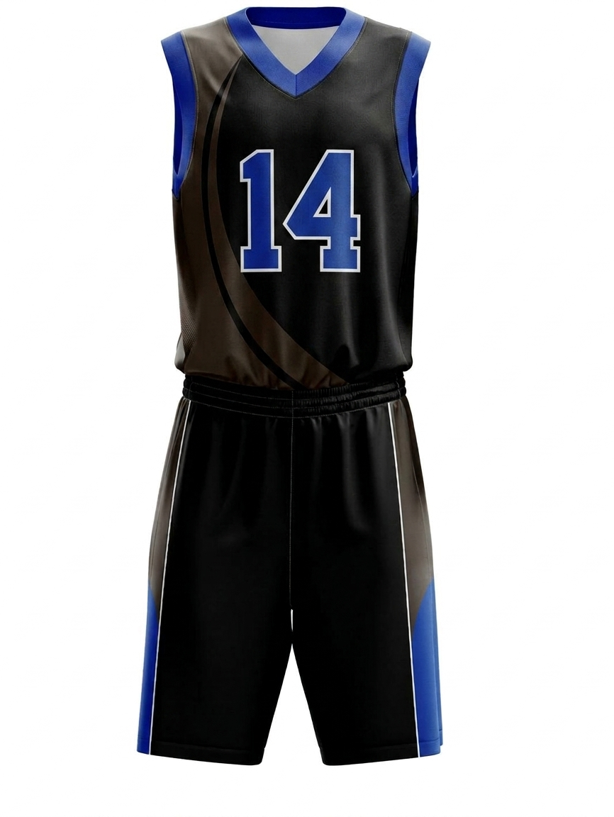 Basketball Jersey Set with Shorts