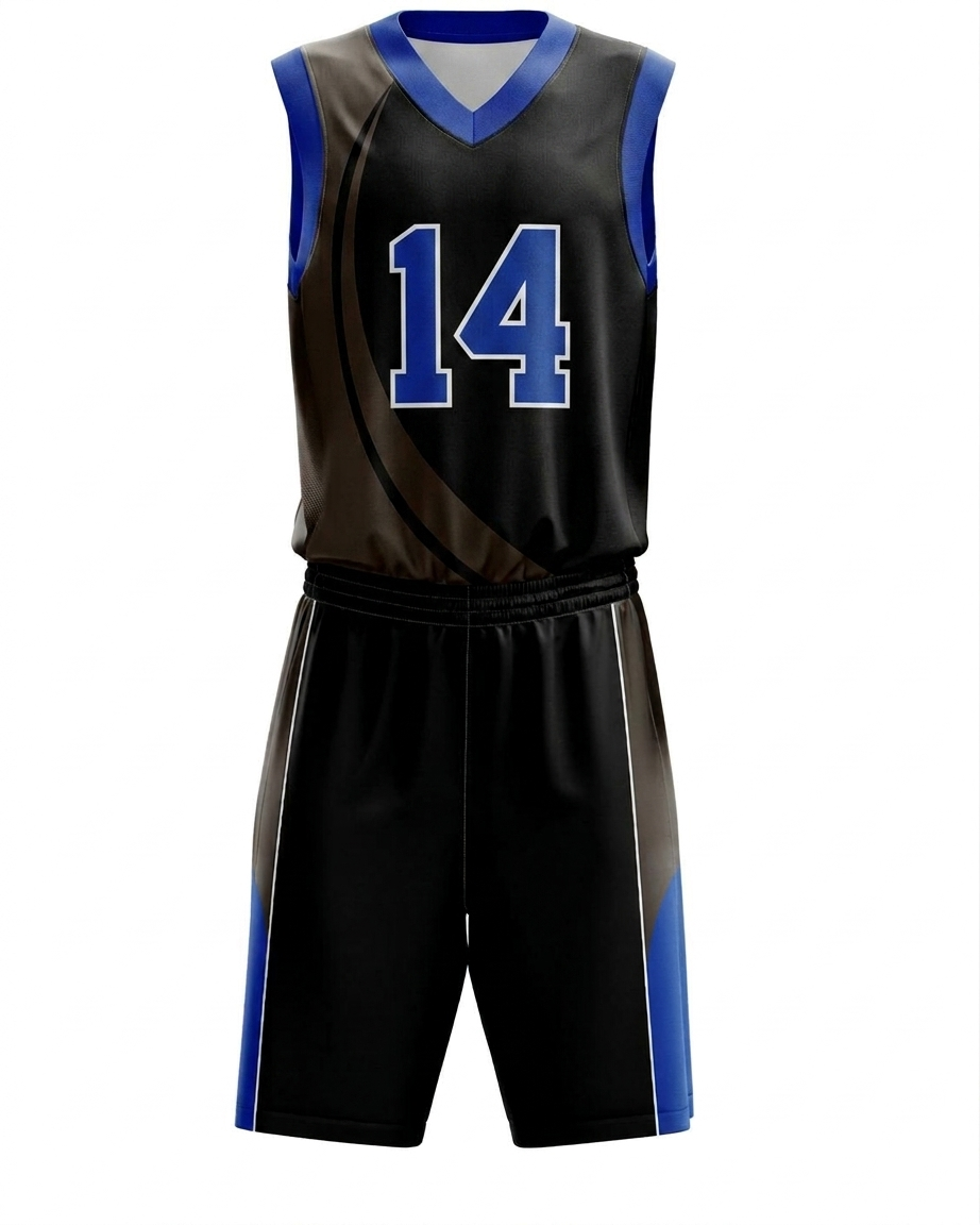 Basketball Jersey Set with Shorts