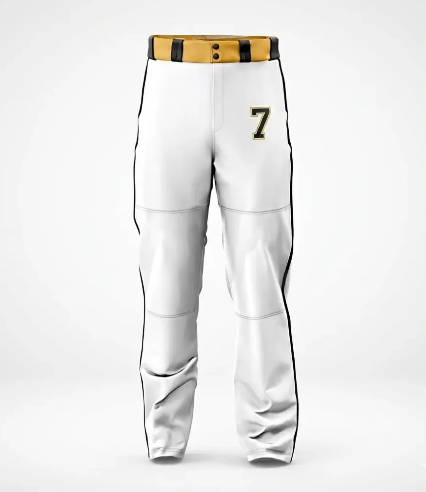 Gold & White Baseball Set
