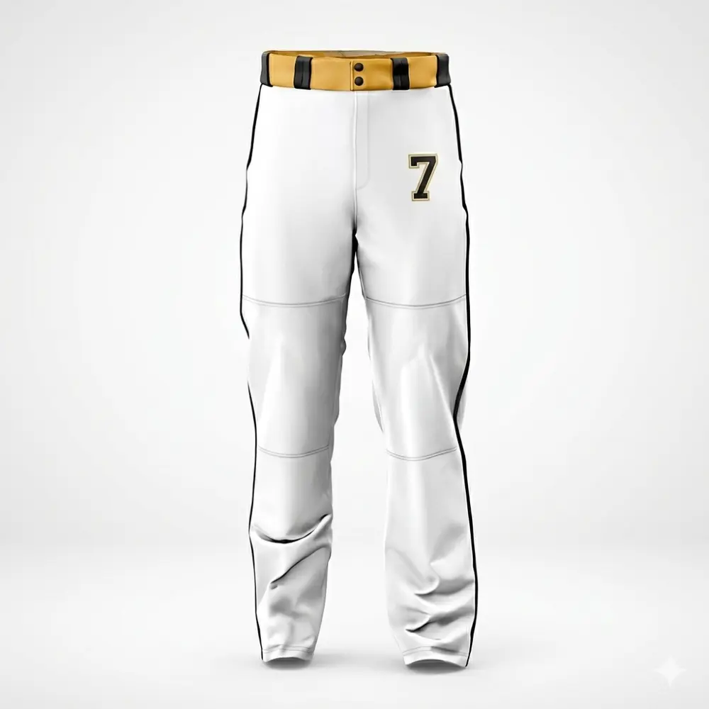 Gold & White Baseball Set
