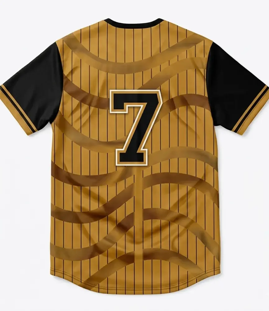 Gold & White Baseball Set
