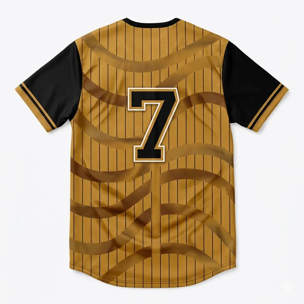 Gold & White Baseball Set