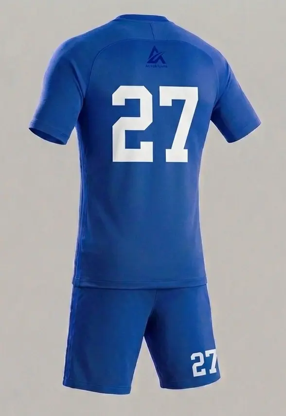 Custom Blue Soccer Uniform Set – Jersey & Shorts