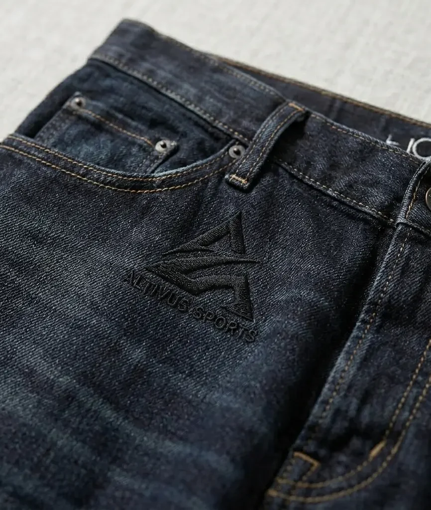 Custom Black Denim Jeans