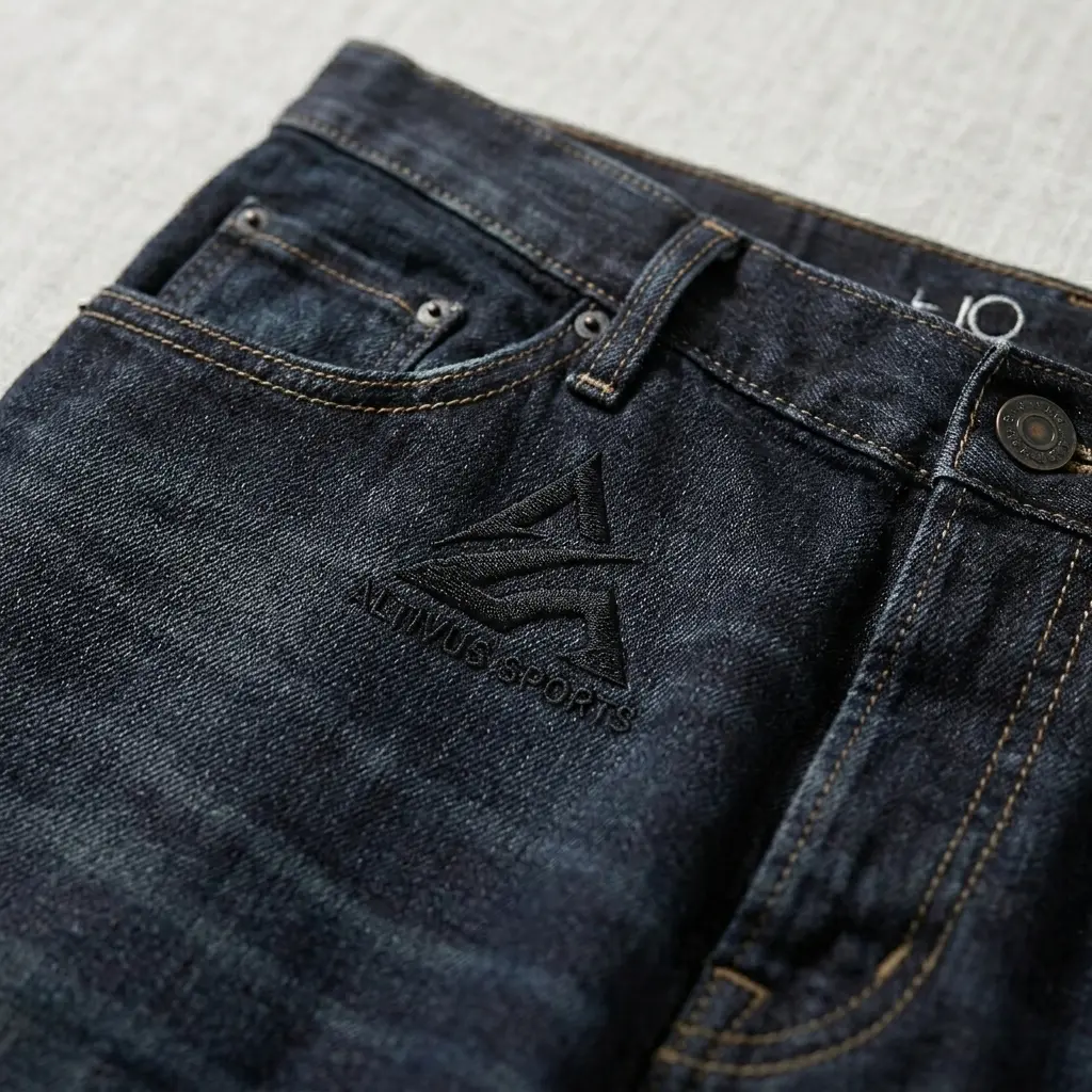 Custom Black Denim Jeans
