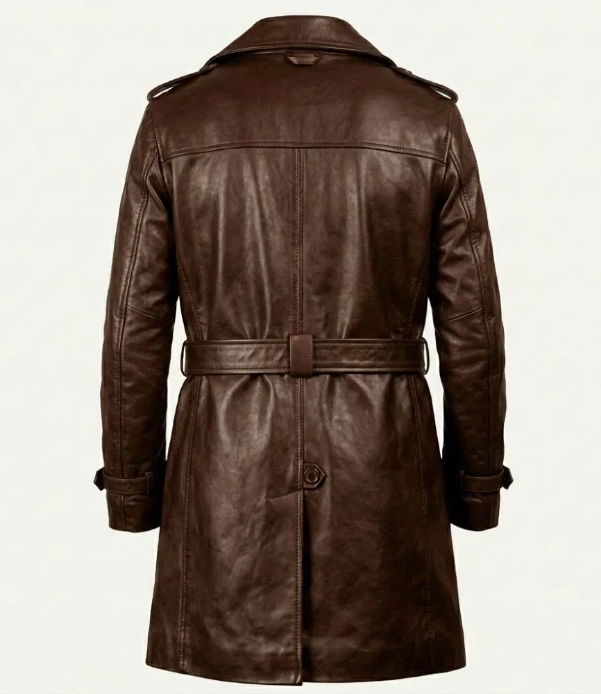 Custom Heritage Leather Coat