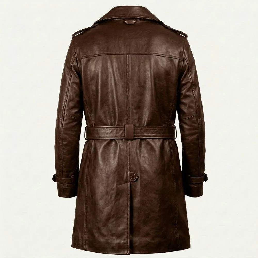 Custom Heritage Leather Coat