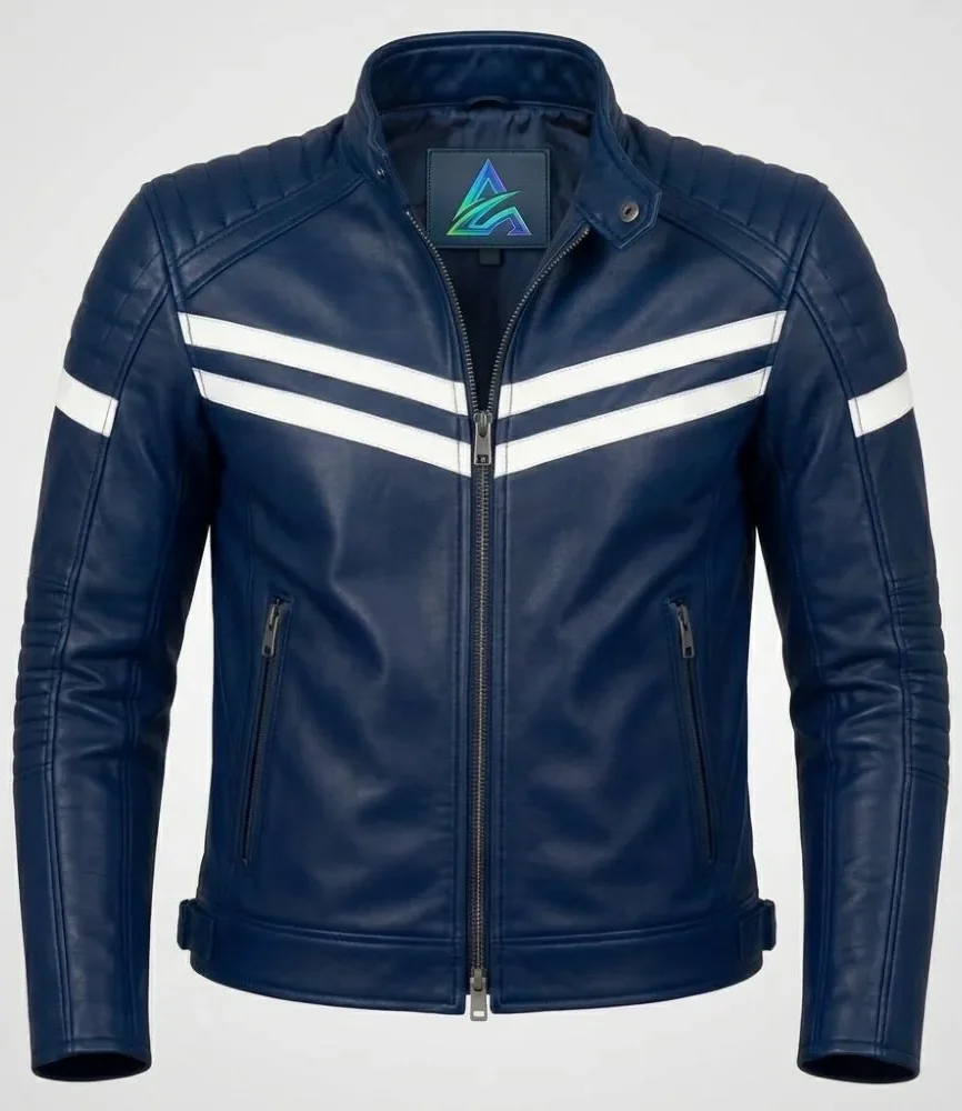 Custom Turbo Leather Racing Jacket