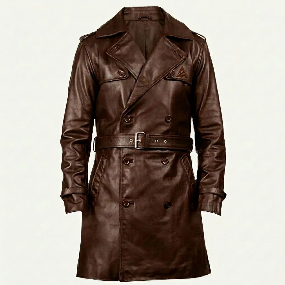 Custom Heritage Leather Coat